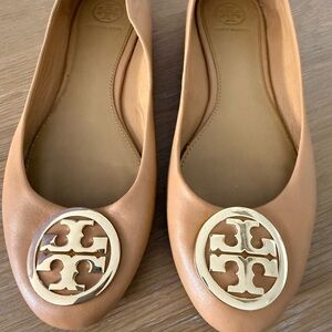 Tory Burch Tan Ballet Flats